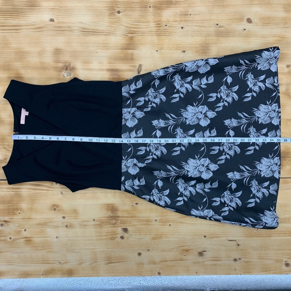 Hutch Mixed Media Sleeveless A-Line Floral Dress Sz M - Picture 12 of 12